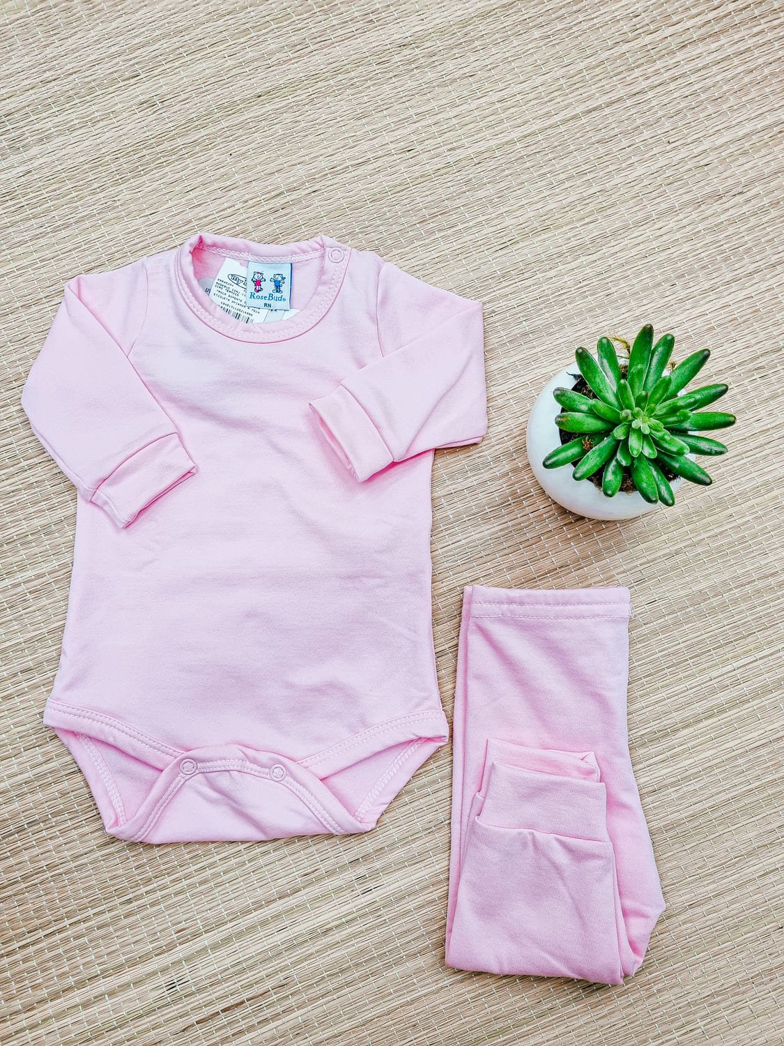 Conjunto T Rmico Body E Cal A Rosa Rosebud