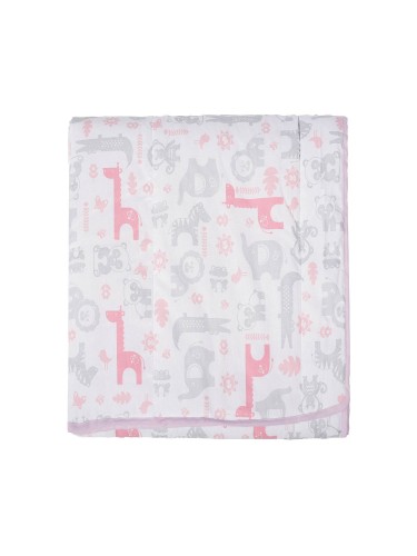 Edredom Estampado Rosa Fisher Price 