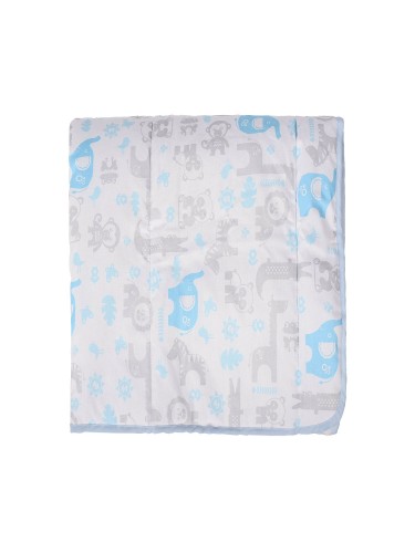 Edredom Estampado Azul Fisher Price 