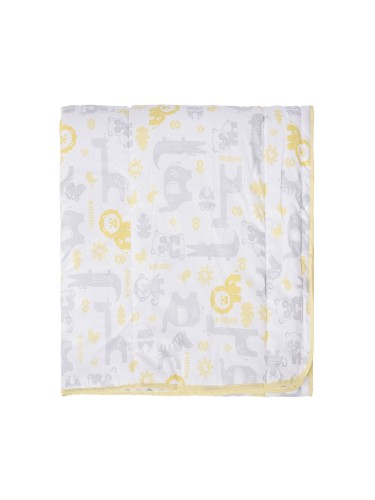 Edredom Estampado Amarelo Fisher Price 