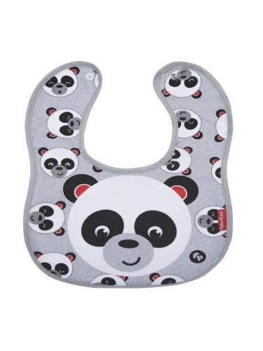 Babador Estampado Panda Fisher Price Incomfral