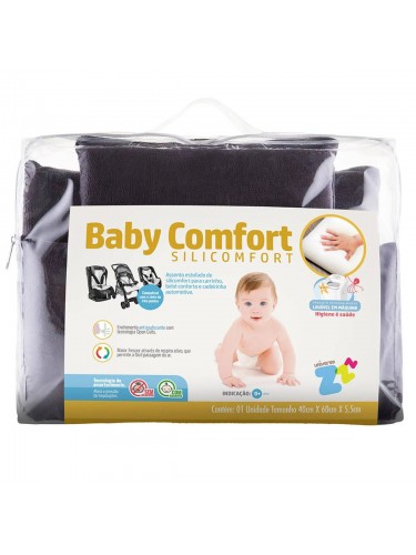 Assento Estofado para carrinho e cadeirinha Baby Comfort Grafite Fibrasca