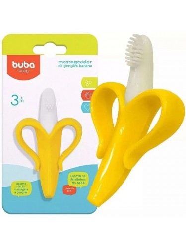 Massageador De Gengiva Bebê Banana Buba