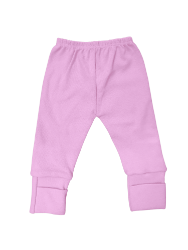 Calça Malha Suedine Rosa Bebê Colorido