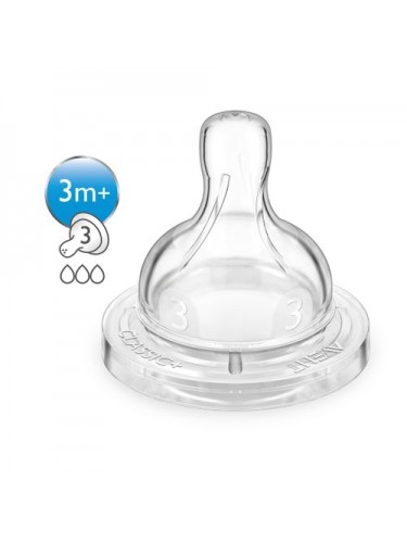 Bico Mamadeira n° 3 Linha Clássica Philips Avent - SCF633/27