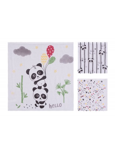 Kit Fraldas Baby Panda Colibri