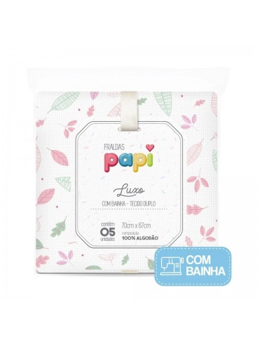 Fralda Papi Luxo Estampada Feminino