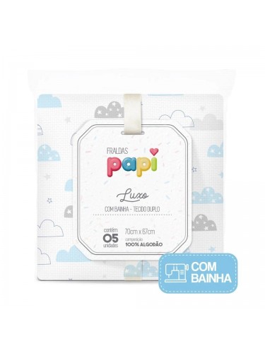 Fralda Papi Luxo Estampada Masculino